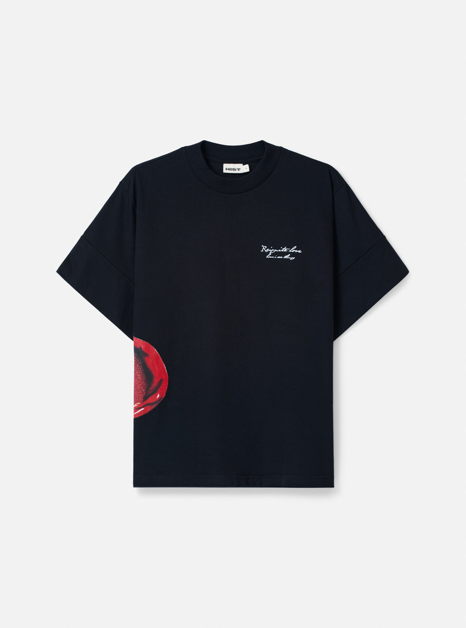 Camiseta box estampa feitiço | preto