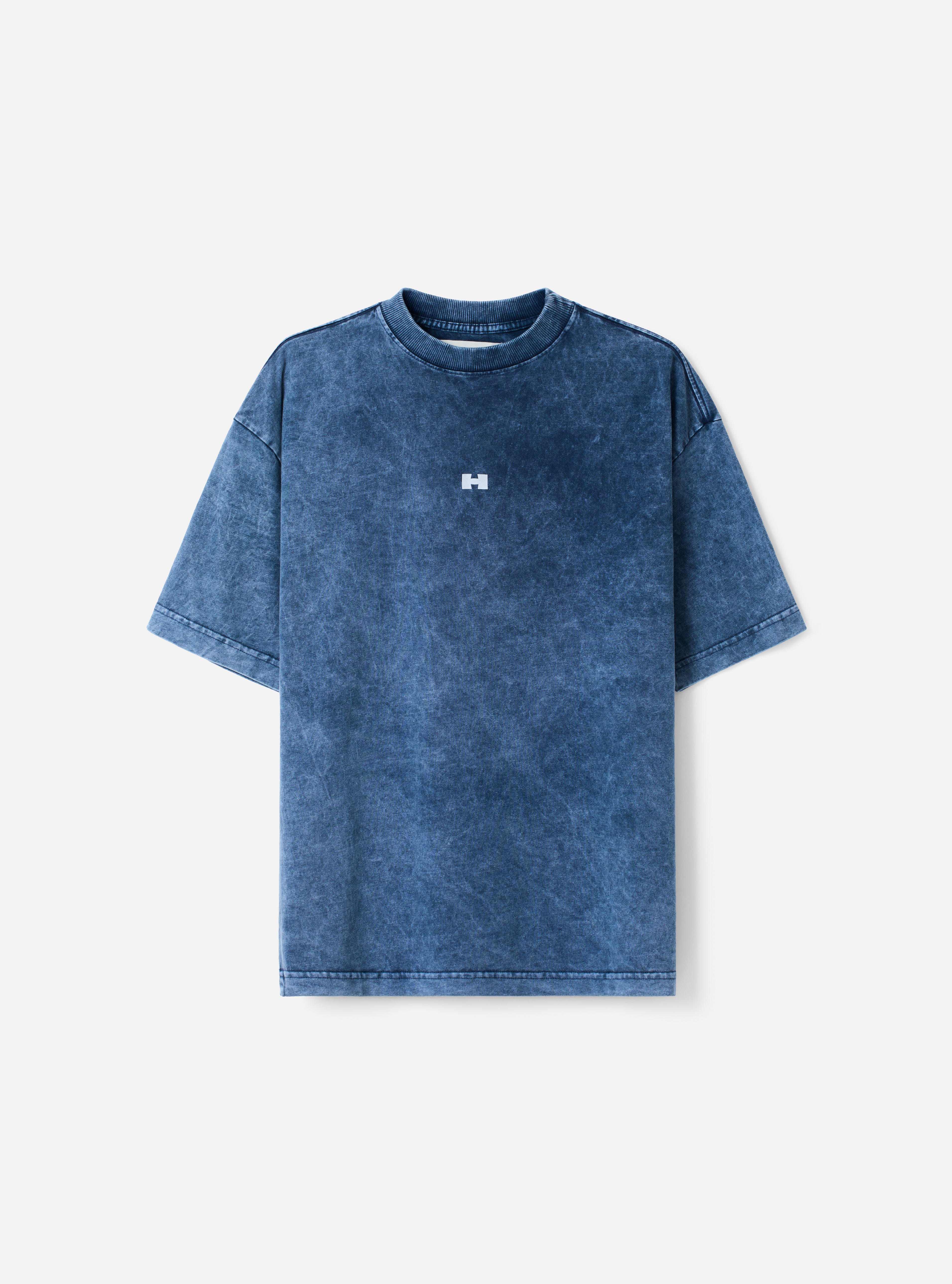 Camiseta loose fit estonada | azul