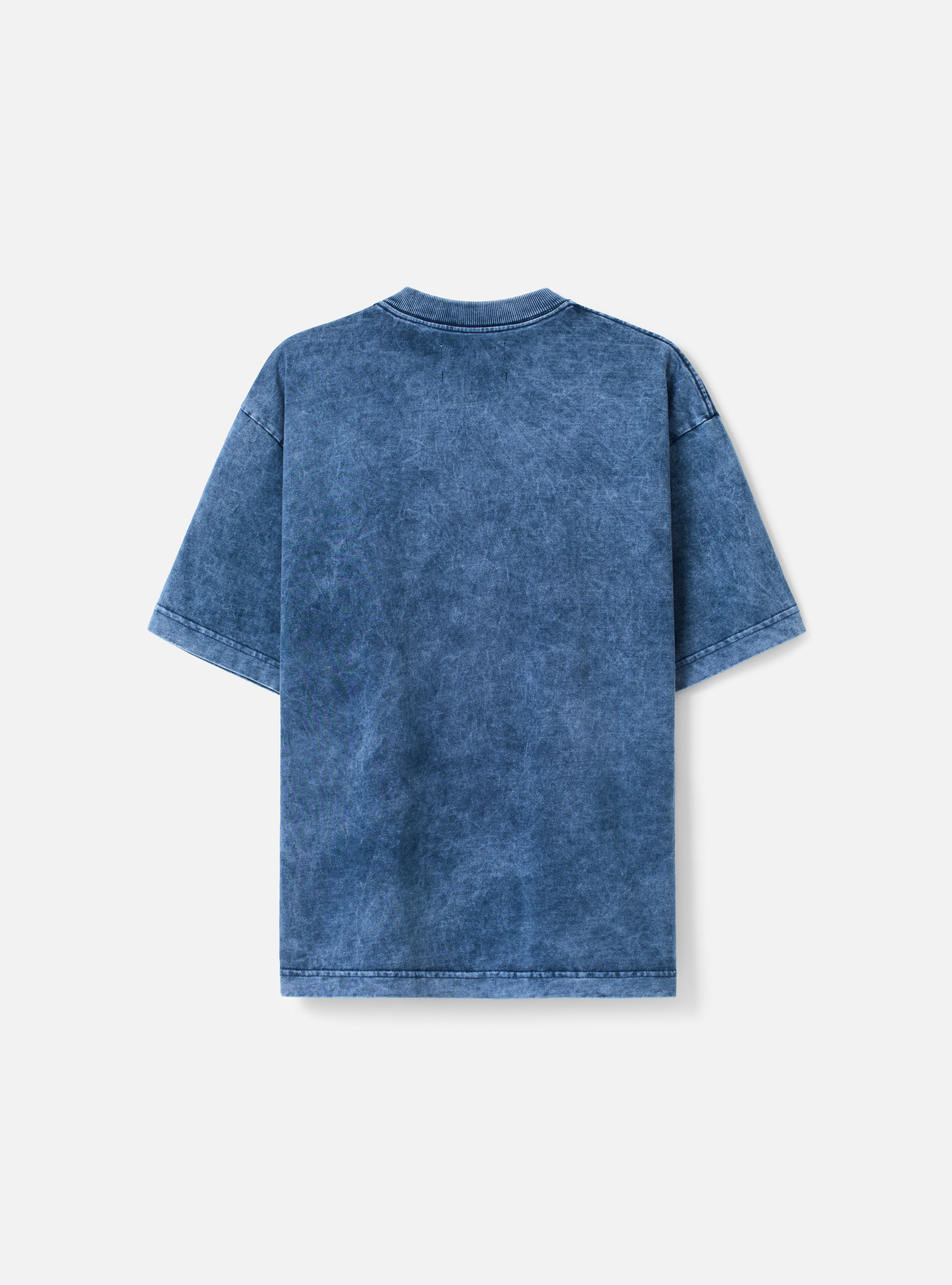 Camiseta loose fit estonada | azul