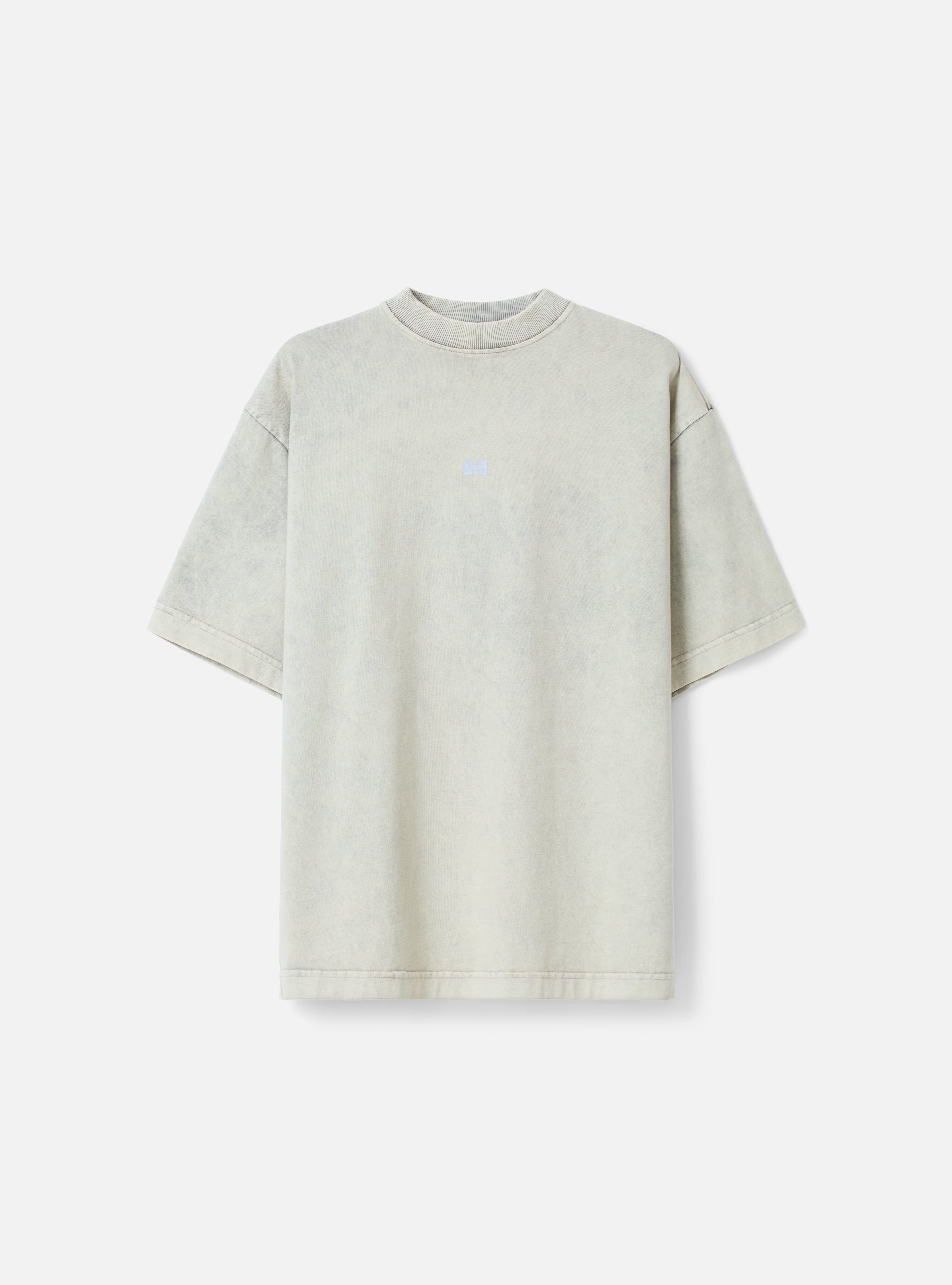 Camiseta loose fit estonada | bege