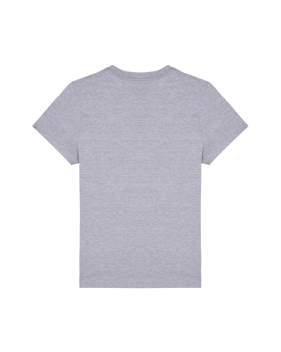 Camiseta slim fit | cinza mescla