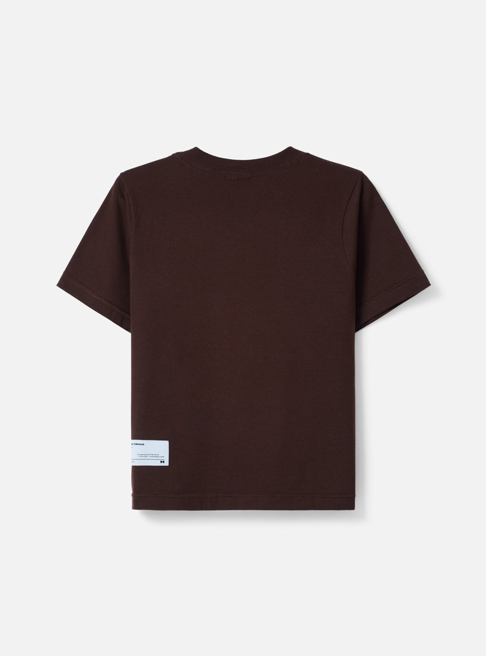 Camiseta baby tee h | marrom