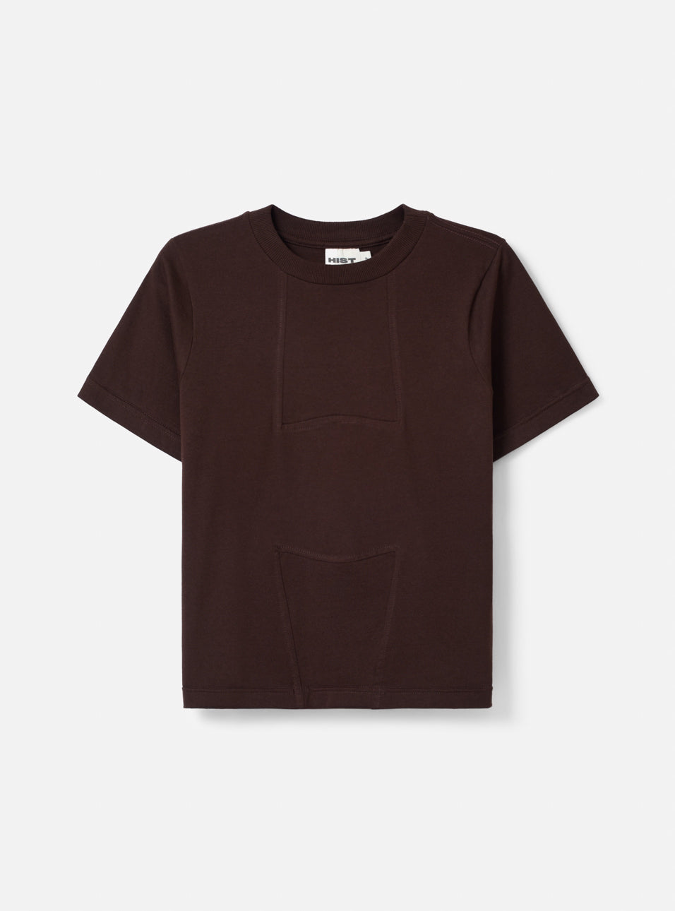 Camiseta baby tee h | marrom