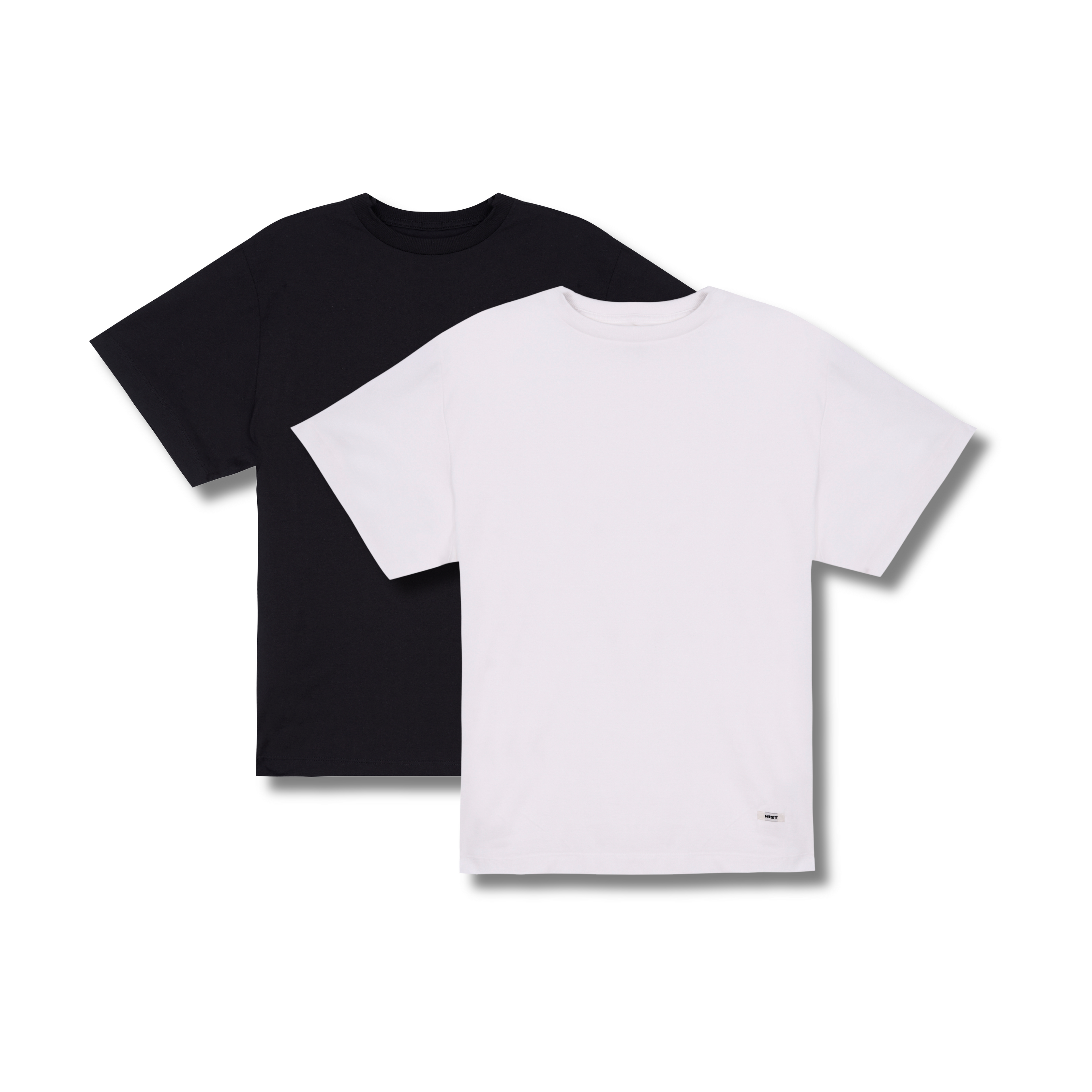 Combo camiseta regular fit | preto + off white