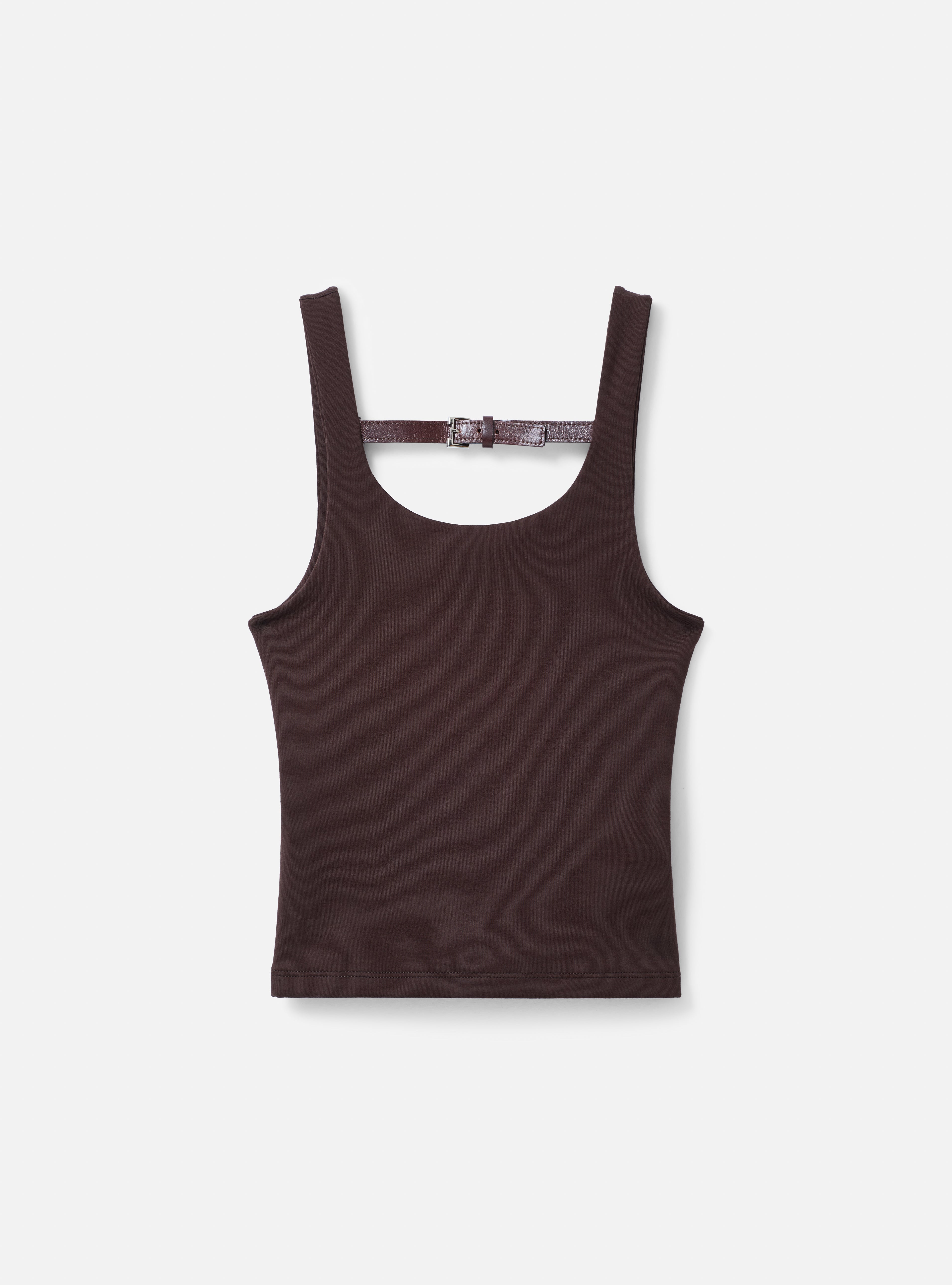 Regata slim fit fivela H | Marrom