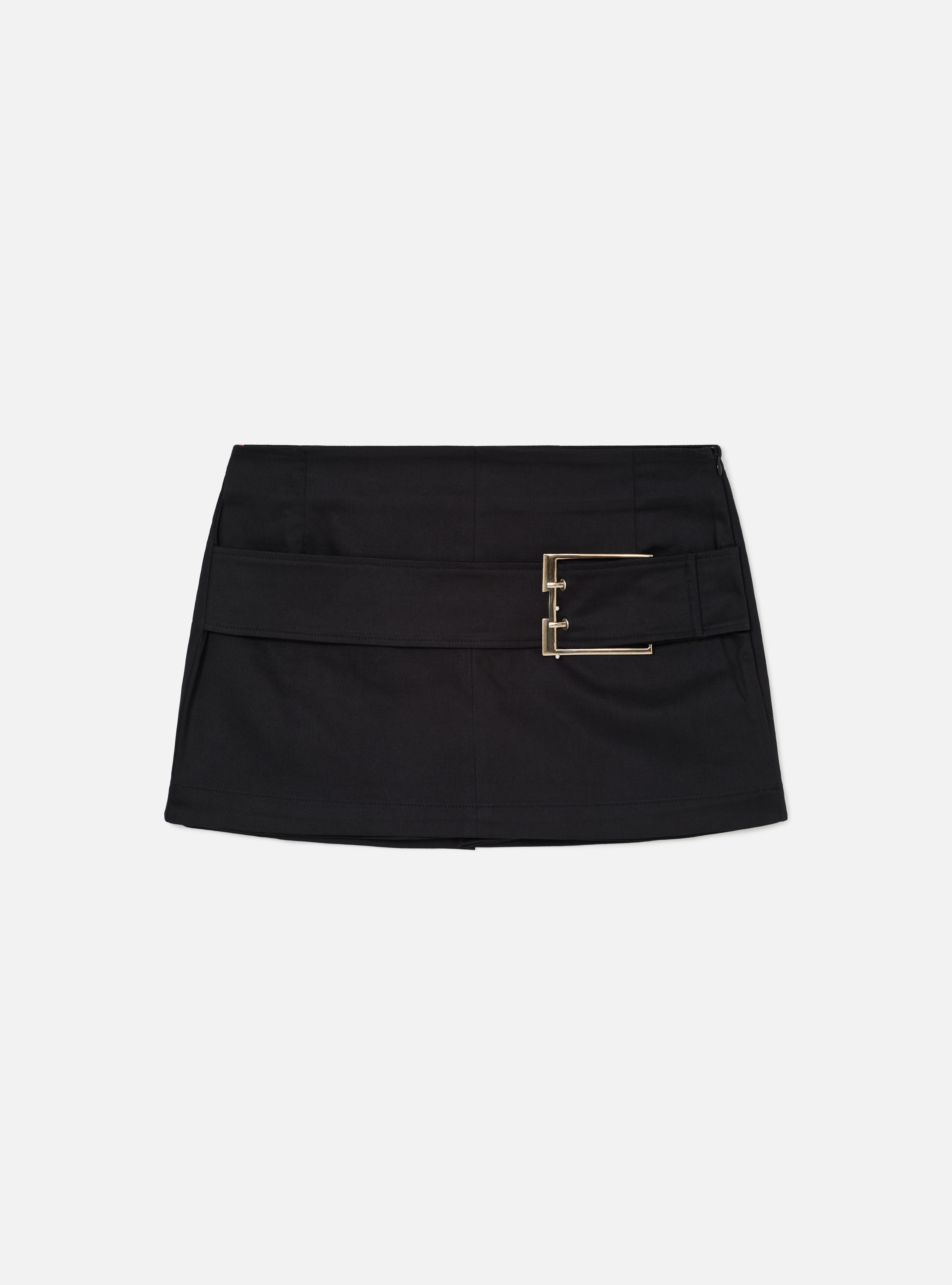 Short saia fivela h | preto
