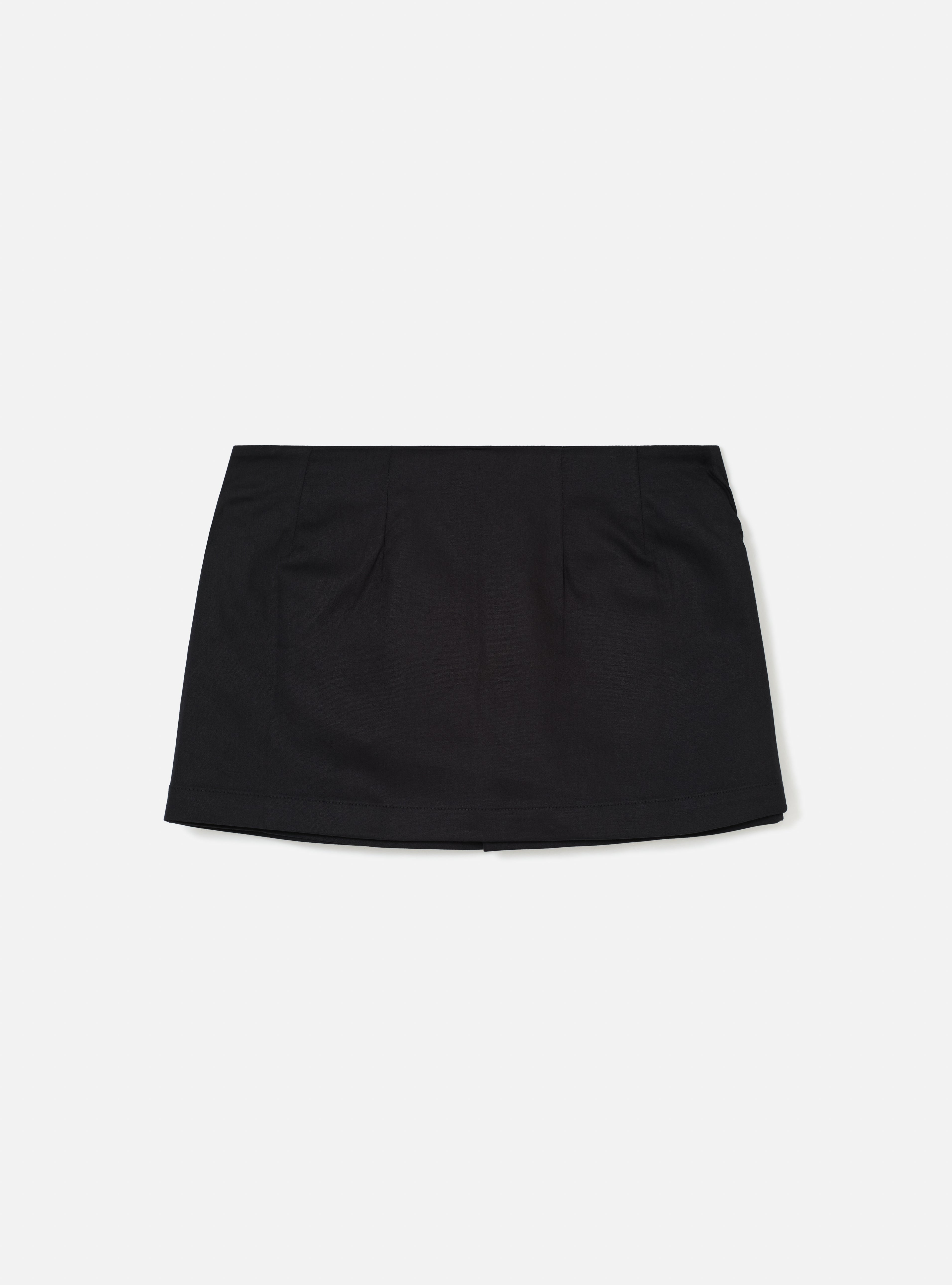 Short saia fivela h | preto