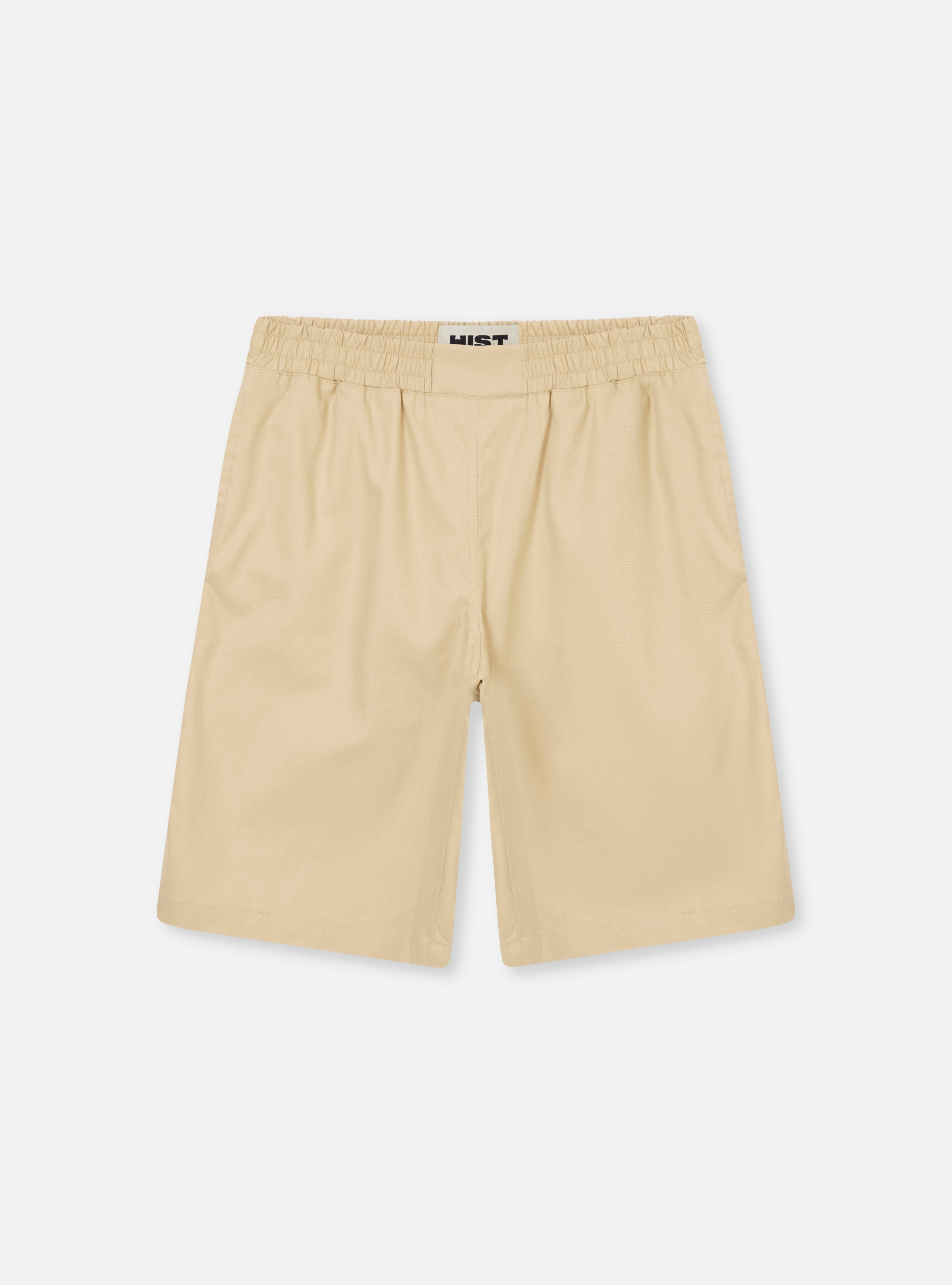 Short cós elástico médio | bege