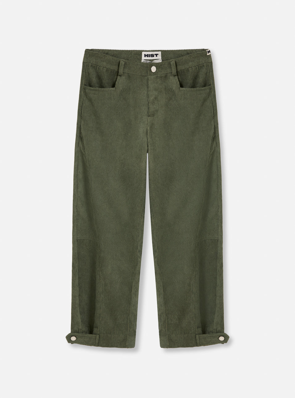 Calça de cotelê oval | verde