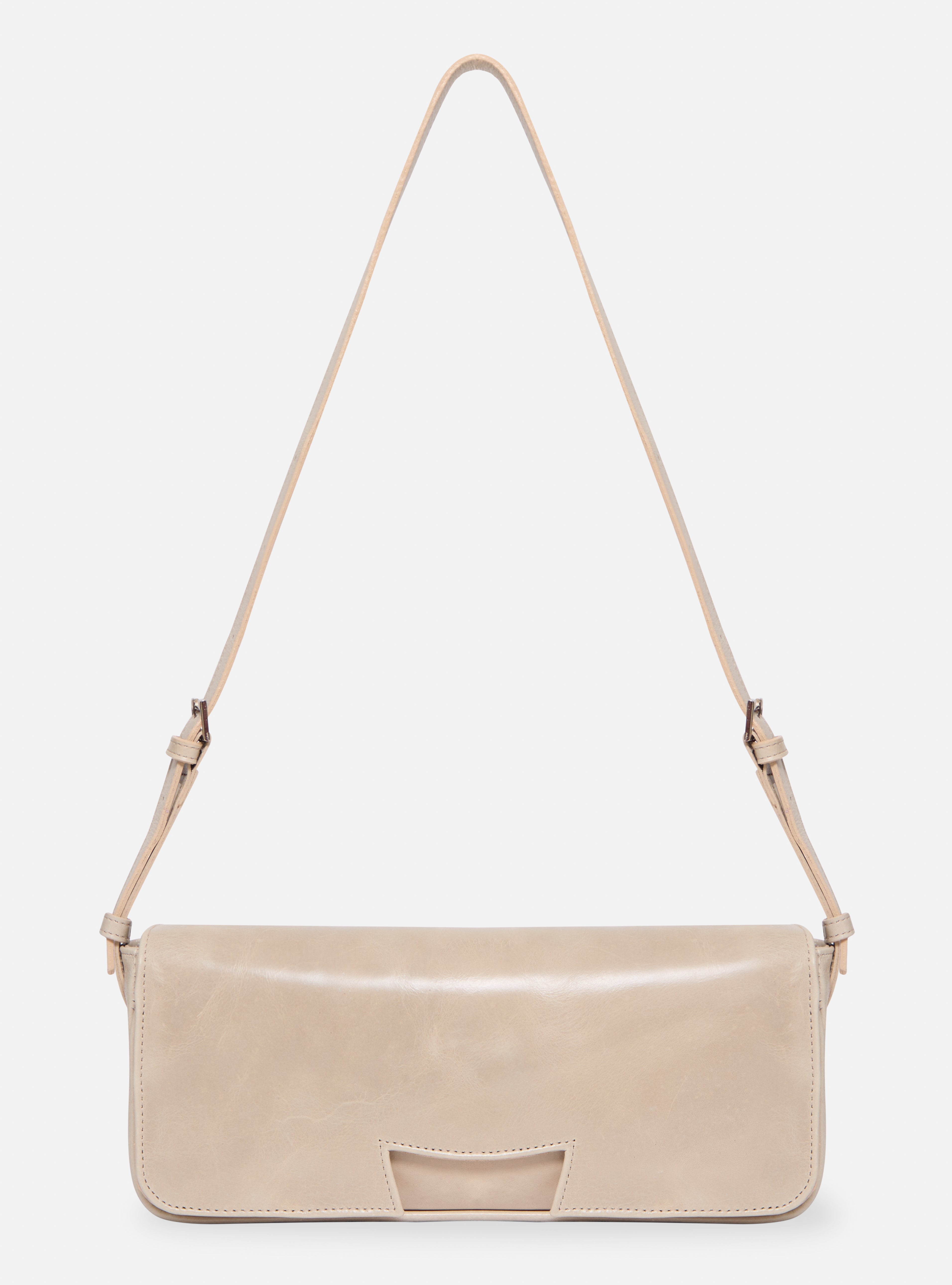 Bolsa half h de couro | creme
