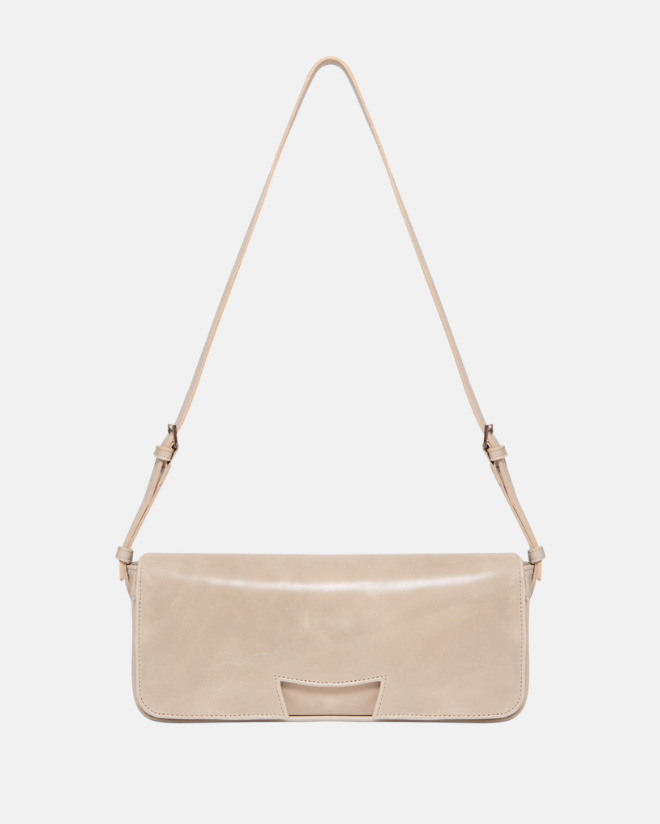 Bolsa half h de couro | creme