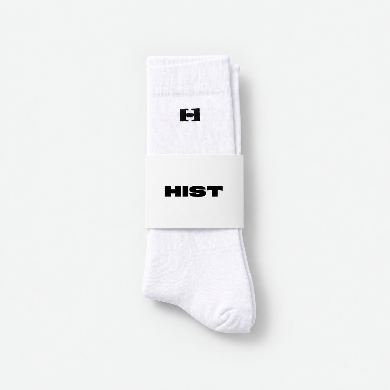 MEIA LISA "H" | BRANCA