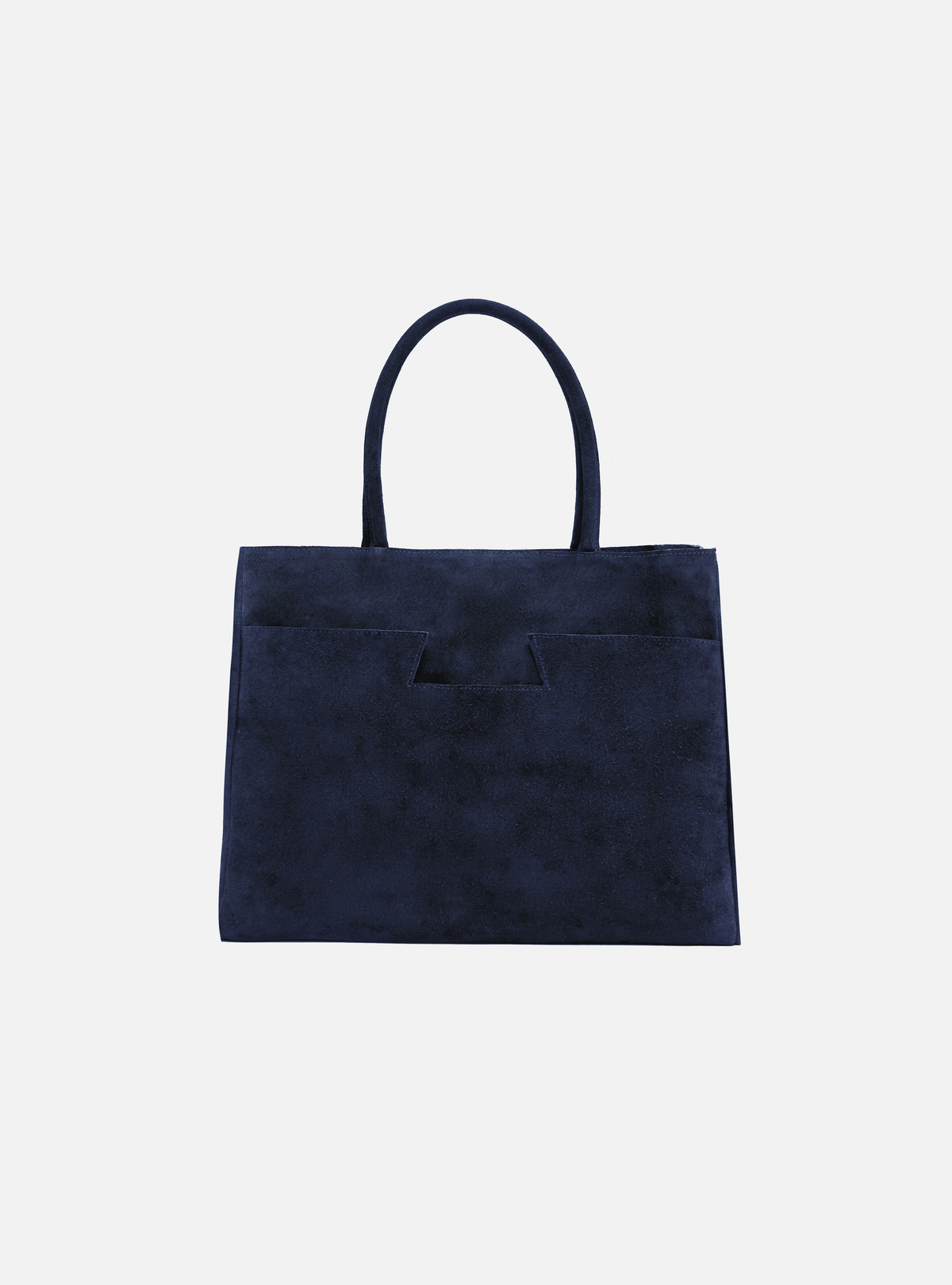 BOLSA TOTE POCKET "H" GRANDE | CAMURÇA AZUL