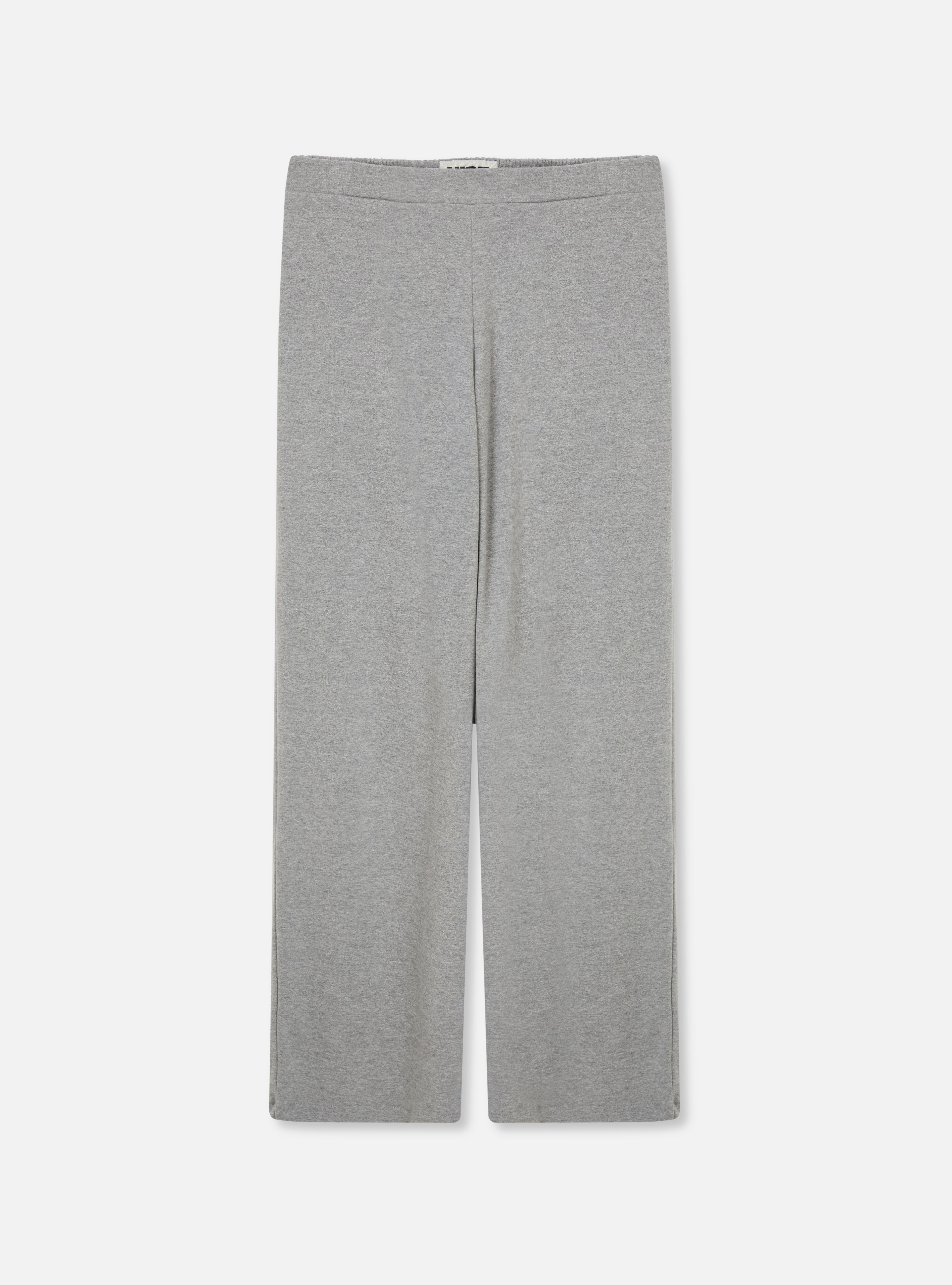 CALÇA CÓS ELÁSTICO | CINZA MESCLA ESCURO