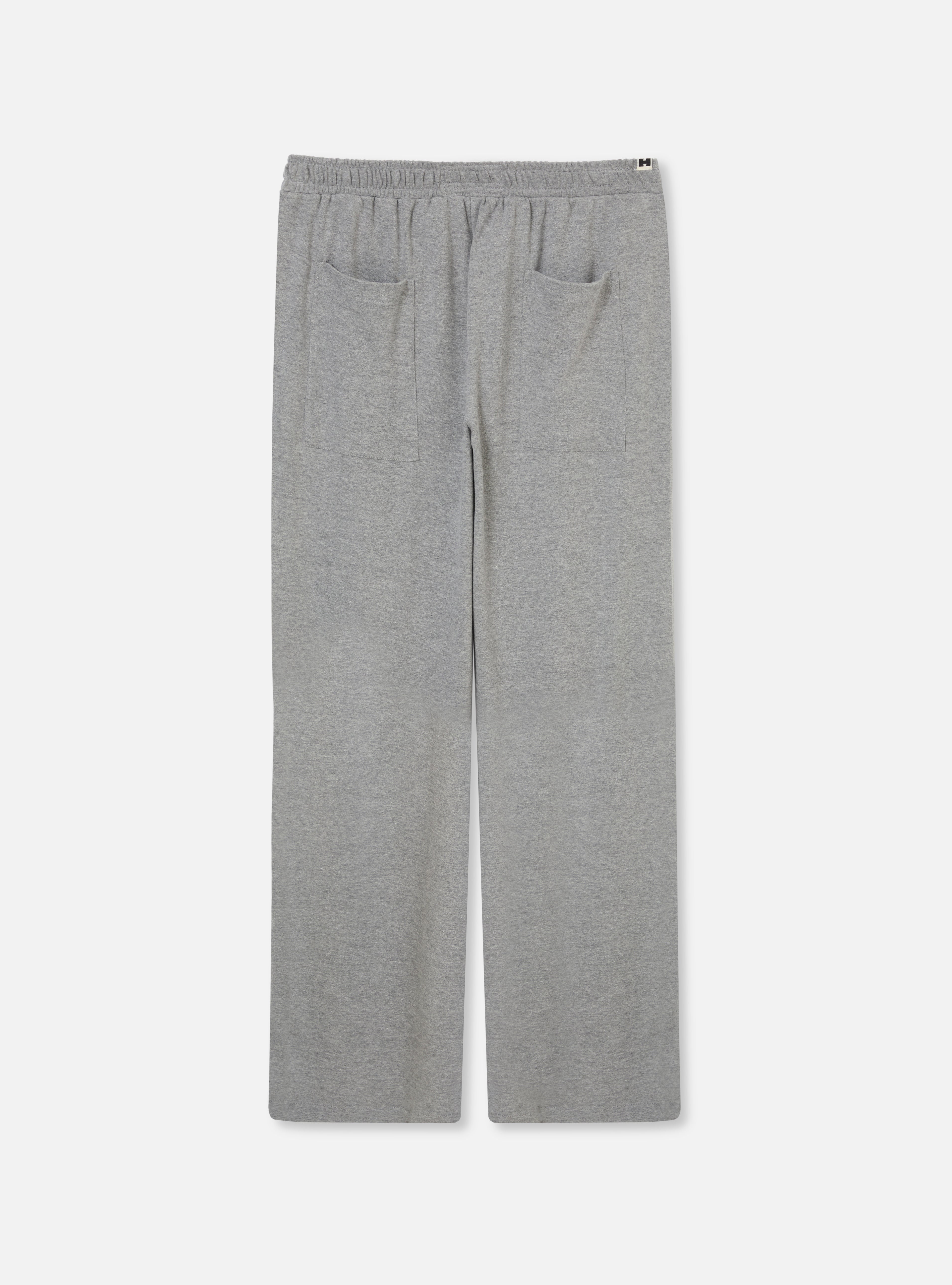 CALÇA CÓS ELÁSTICO | CINZA MESCLA ESCURO