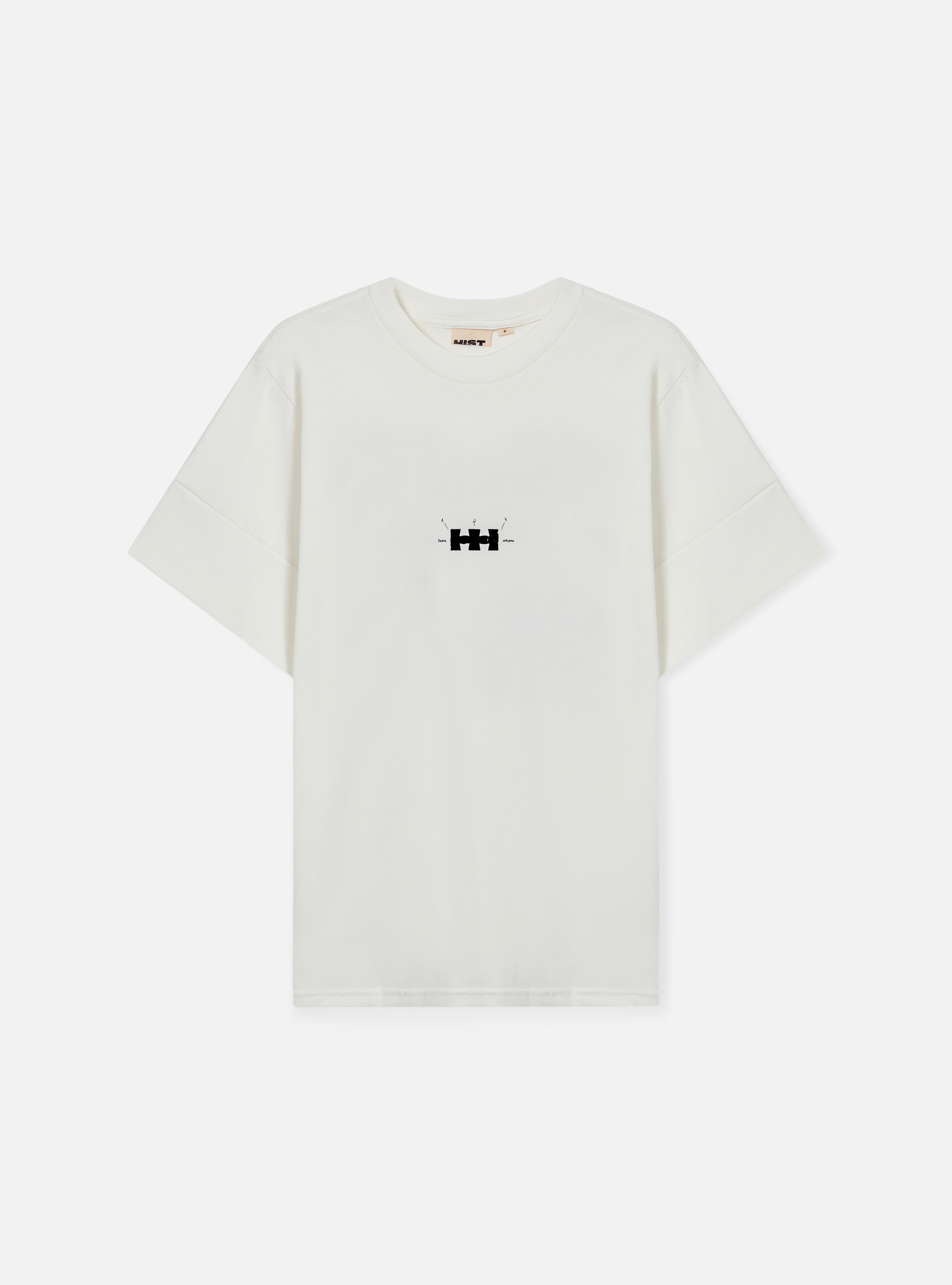 CAMISETA BOX ESTAMPA SPELL | OFF WHITE