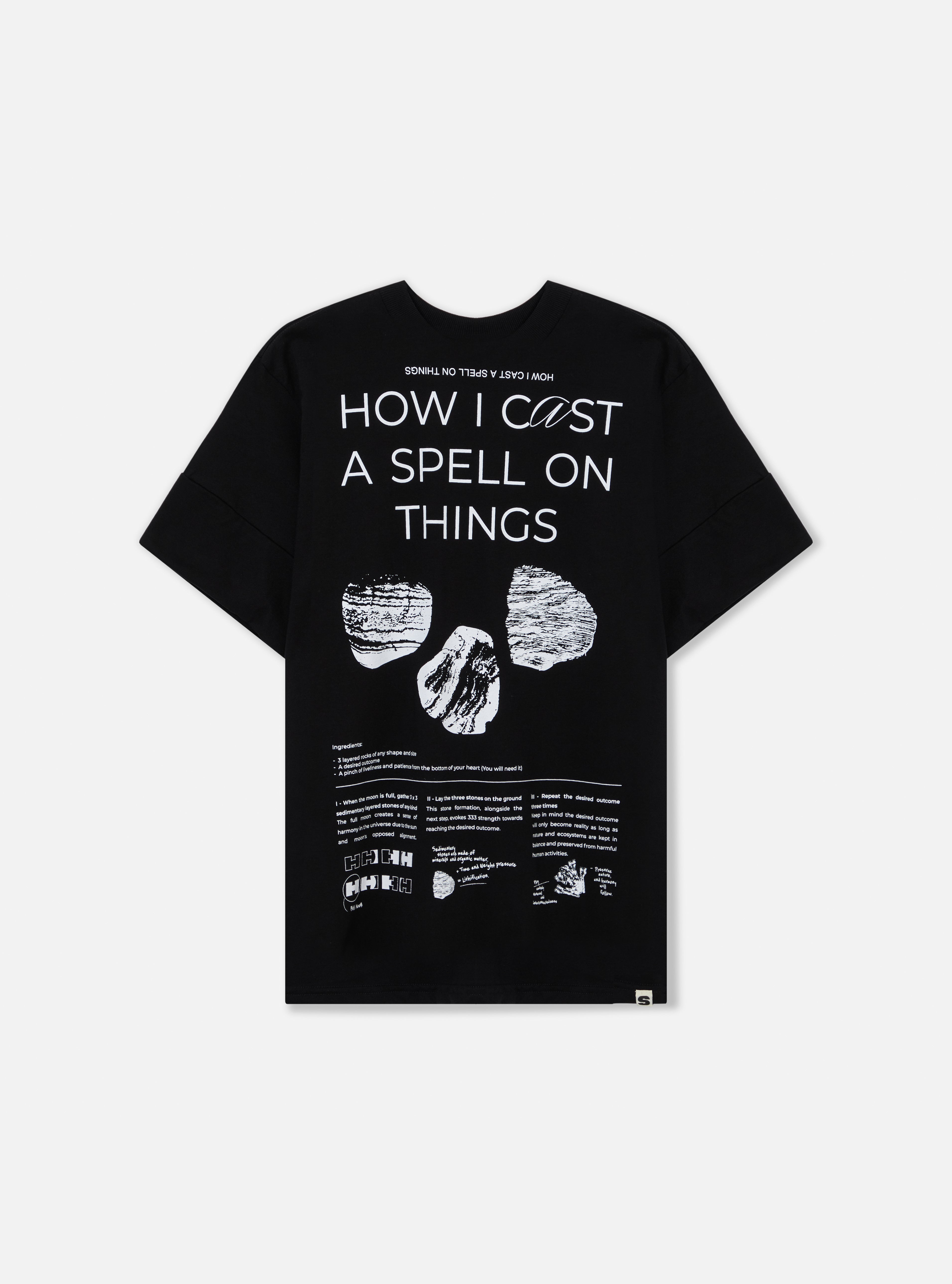 CAMISETA BOX ESTAMPA SPELL | PRETO