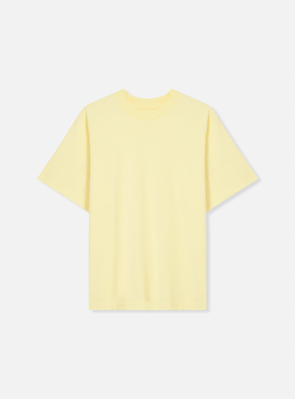 Camiseta box amarela clara