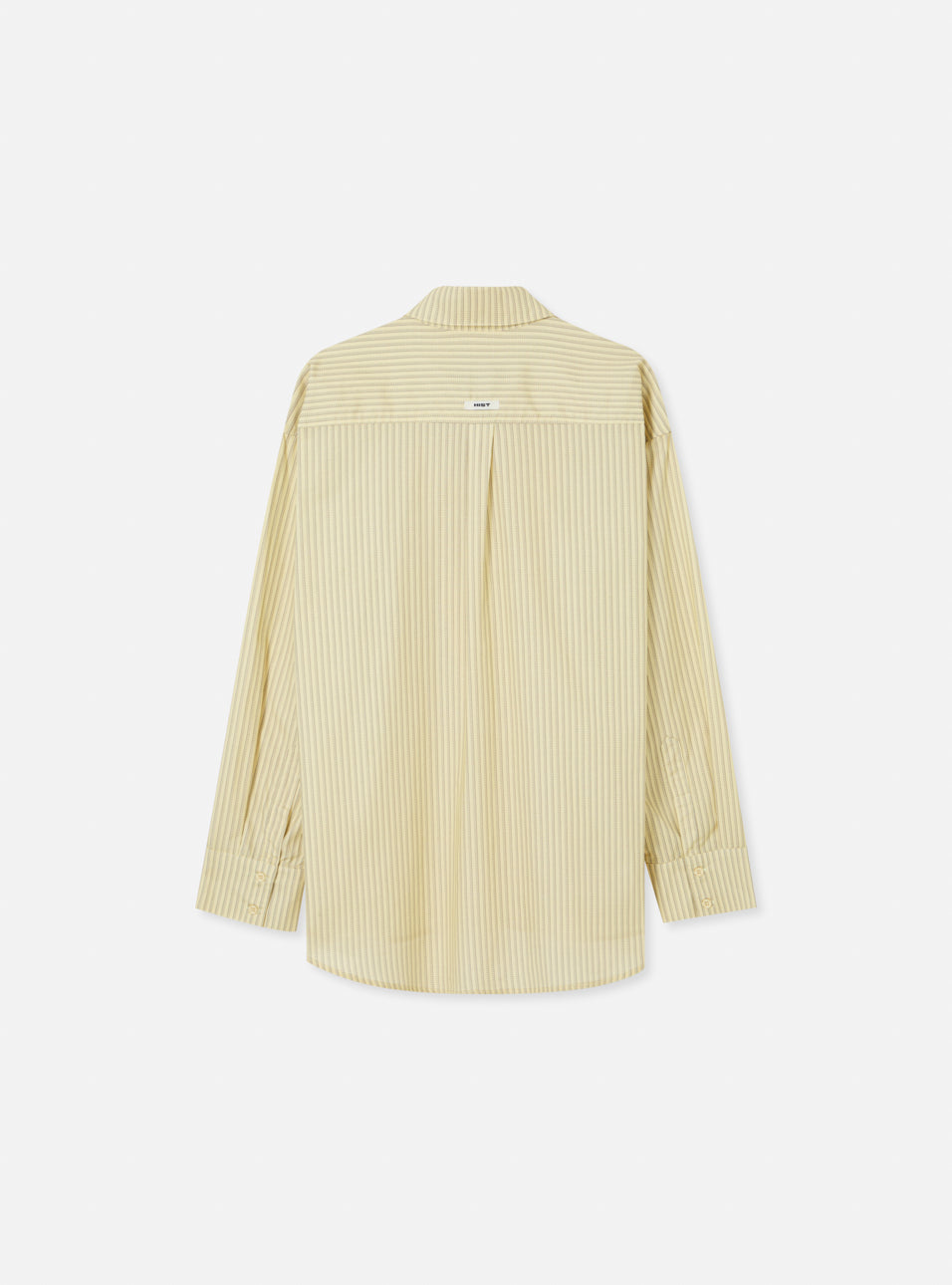 Camisa manga longa estampa listrada amarelo