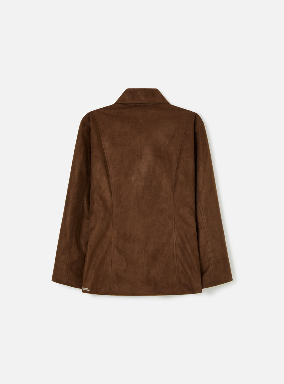 BLUSA DE SUEDE MANGA LONGA | MARROM
