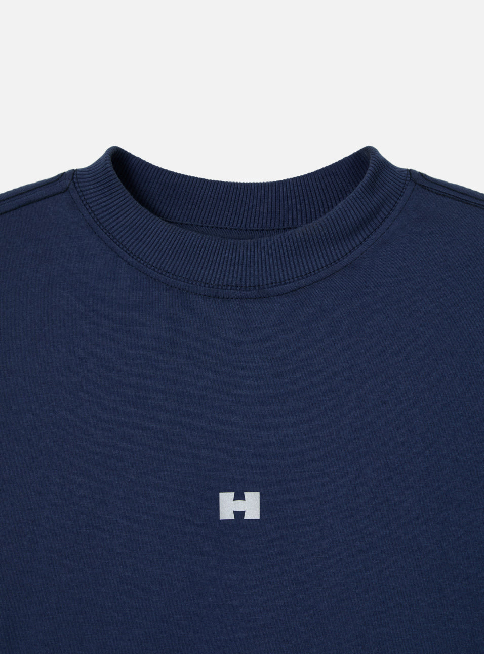 Camiseta Lisa Logo Azul Marinho HIST, vista traseira