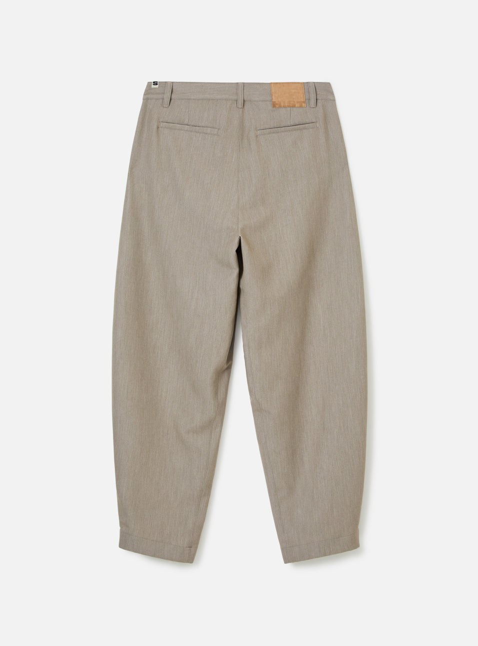 Calça de Alfaiataria Oval Cinza Claro HIST, vista traseira