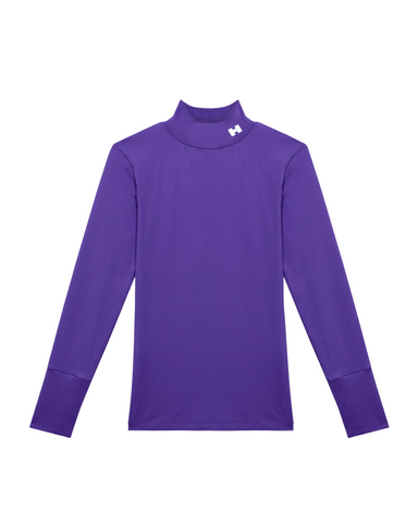 Blusa slim gola alta | roxo